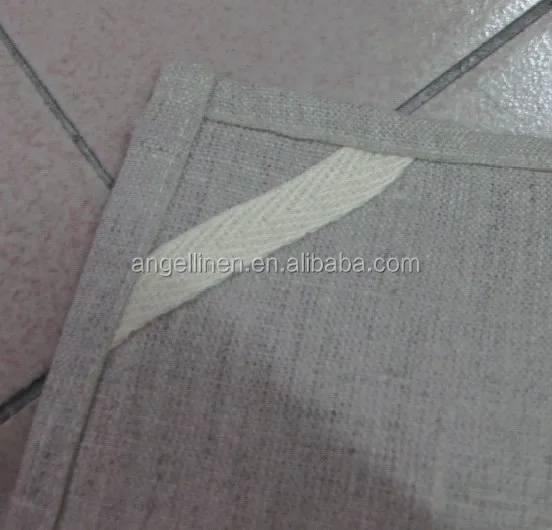 customized vintage/ kitchen linen/cotton tea towel in solid colors plain for wholesale with printing/embroidery