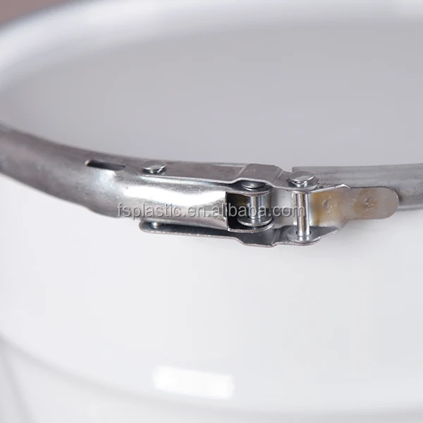 20L yellow sealed bucket, 20 litre printed tin pail, closed metal paint drum