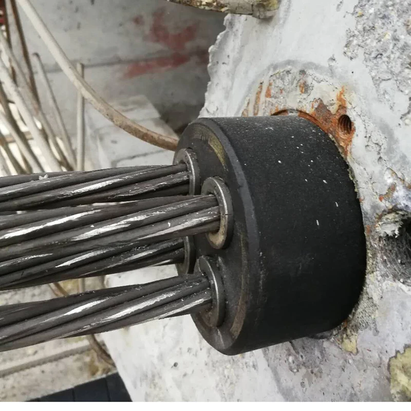 Cheapest price tensioning coupler anchorage 12.7mm 15.24mm for rebar pc wire strand concrect buildings with china manufacturer