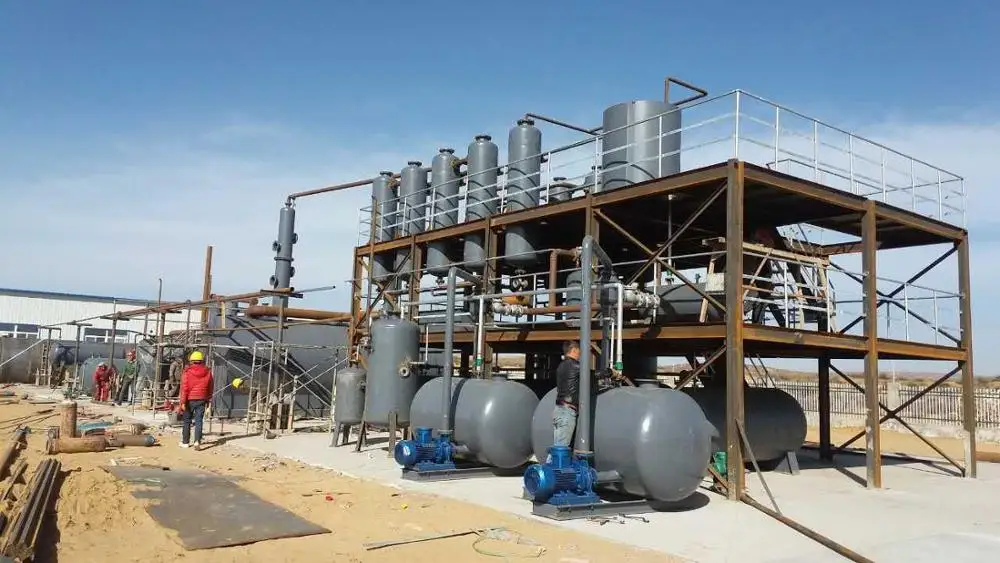 HI-TECH crude oil refining distillation of kerosene machine