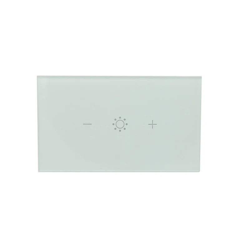 White Wifi Wireless Control Smart Touch Electrical Dimming Panel Light Dimmer Switch With Timing Function