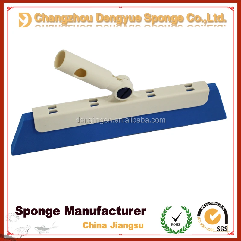 Waterproof construction sites EVA floor cleaning foam rubber squeegee brush