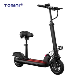 Tomini 2022 Fashionable high performance 48V 500W 800W e scooter 2 wheel  folding electric scooter for adults