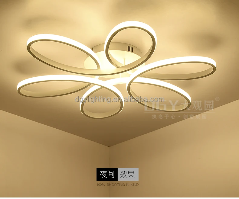 
 Современная Энергосберегающая светодиодная потолочная лампа E27 с железной проволокой для гостиной  