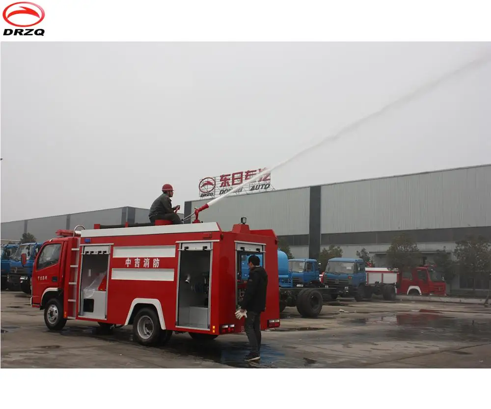 5Ton Single Row Water Tank Fire Fighting Truck