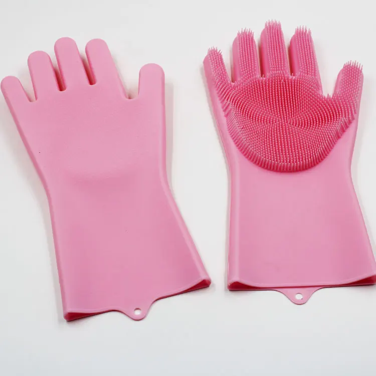 Eco-Friendly Magic dishwashing silicone gloves cleaning silicone dishwashing gloves, silicone dish gloves