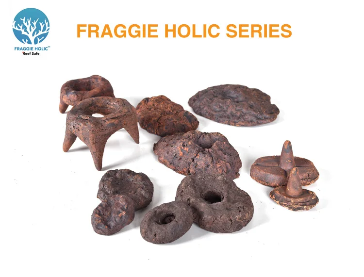 
ASFD-O/L - AS Fraggie Holic Coral Frag Disc Ceramic Base Coral Reef Frag Plug 