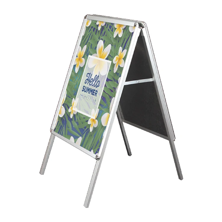 
wholesale wooden a3 pavement sign display outdoor A shape board poster stand 