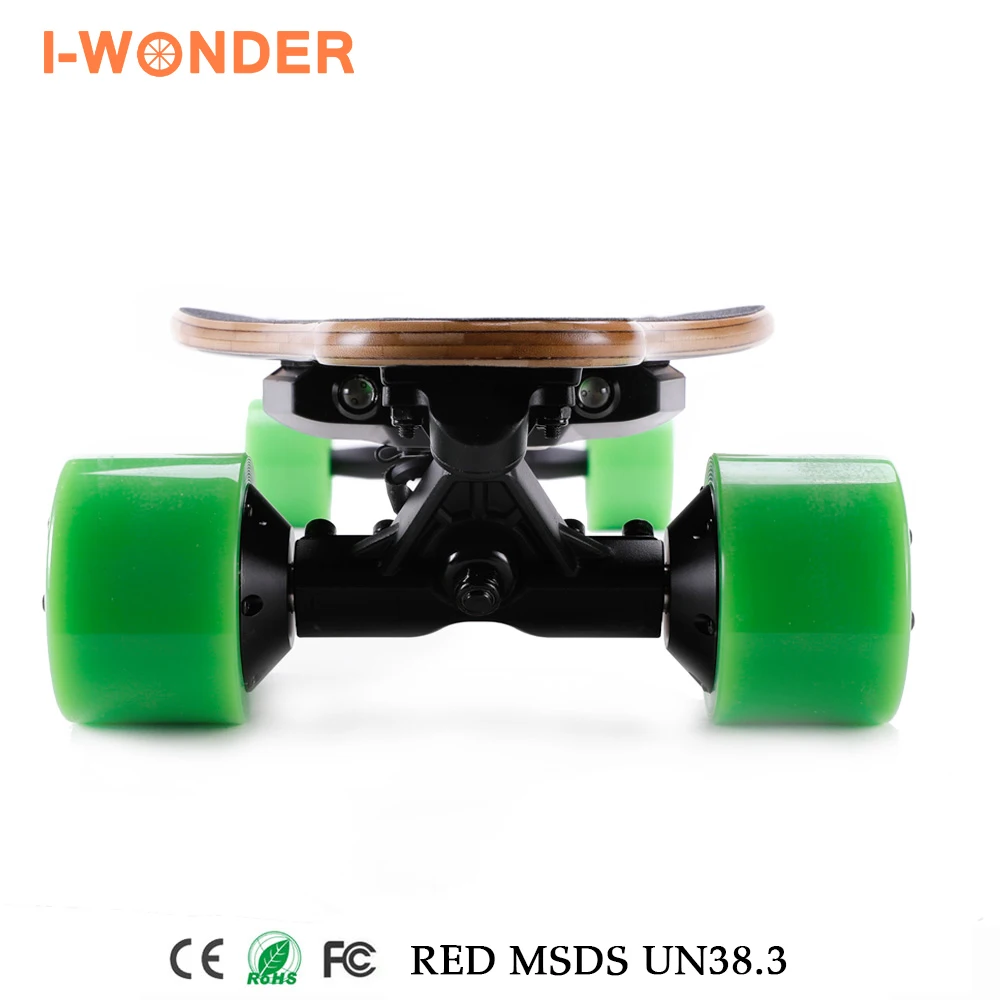 
SK-E2D I-Wonder Led light custom electric skateboard dual hub motors in-wheel electric longboard boosted board 