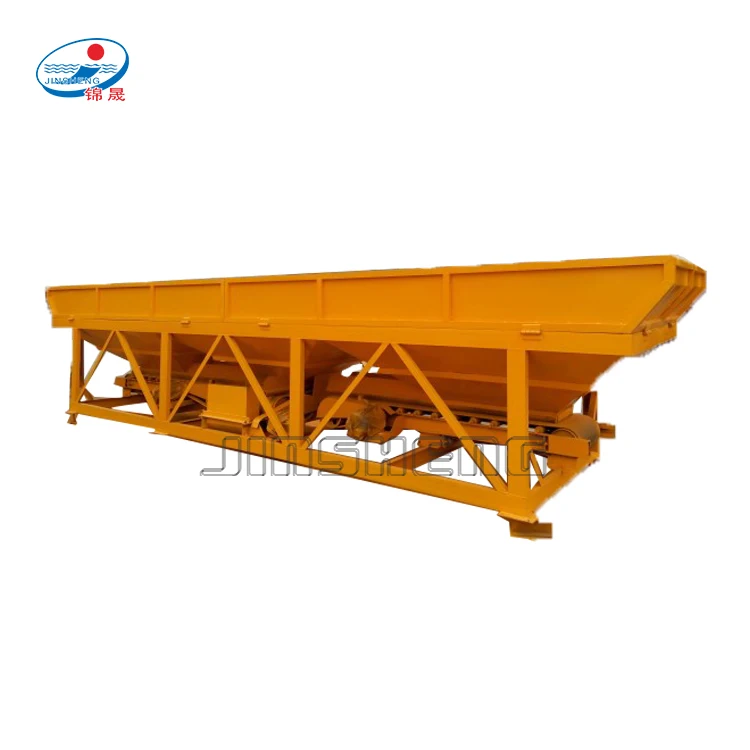 3 bins aggregate mixed soil batch machine used for concrete batcher plant