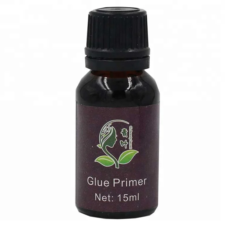 
15ml glass OEM makeupPre-treatment Eyelash Extension Primer Private Label Eyelash Primer To Help Maximize Glue Bonding Strength 