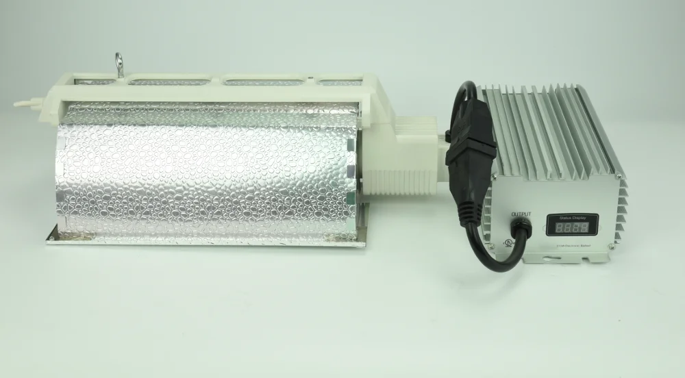 315w Ceramic Metal Halide  Plant Grow Light Hood Fixture System With DE Socket for greenhouse and hydroponics