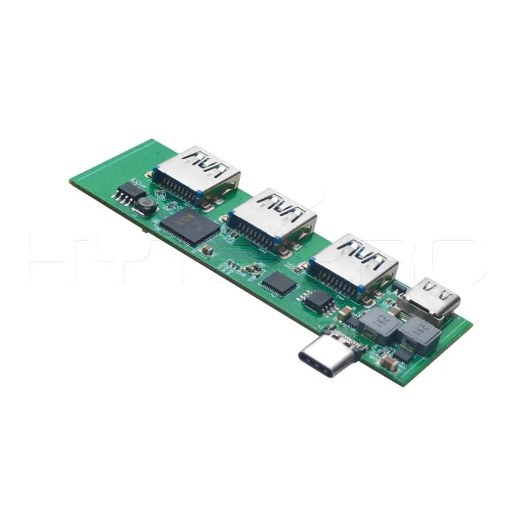 Печатная плата типа C 4 порта 94v0 pcb usb зарядка 3,0 hub печатная плата с индивидуальным дизайном