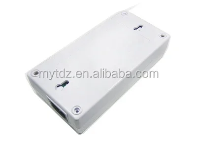10/100Mbps standard 802.3af 24W passive POE injector