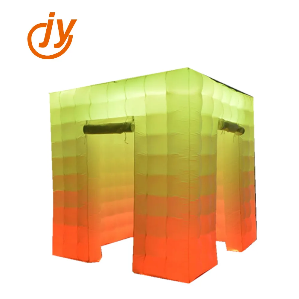 China Supply Cheap Price Customized 17 Color Changeable Portable LED Photobooth Cube
