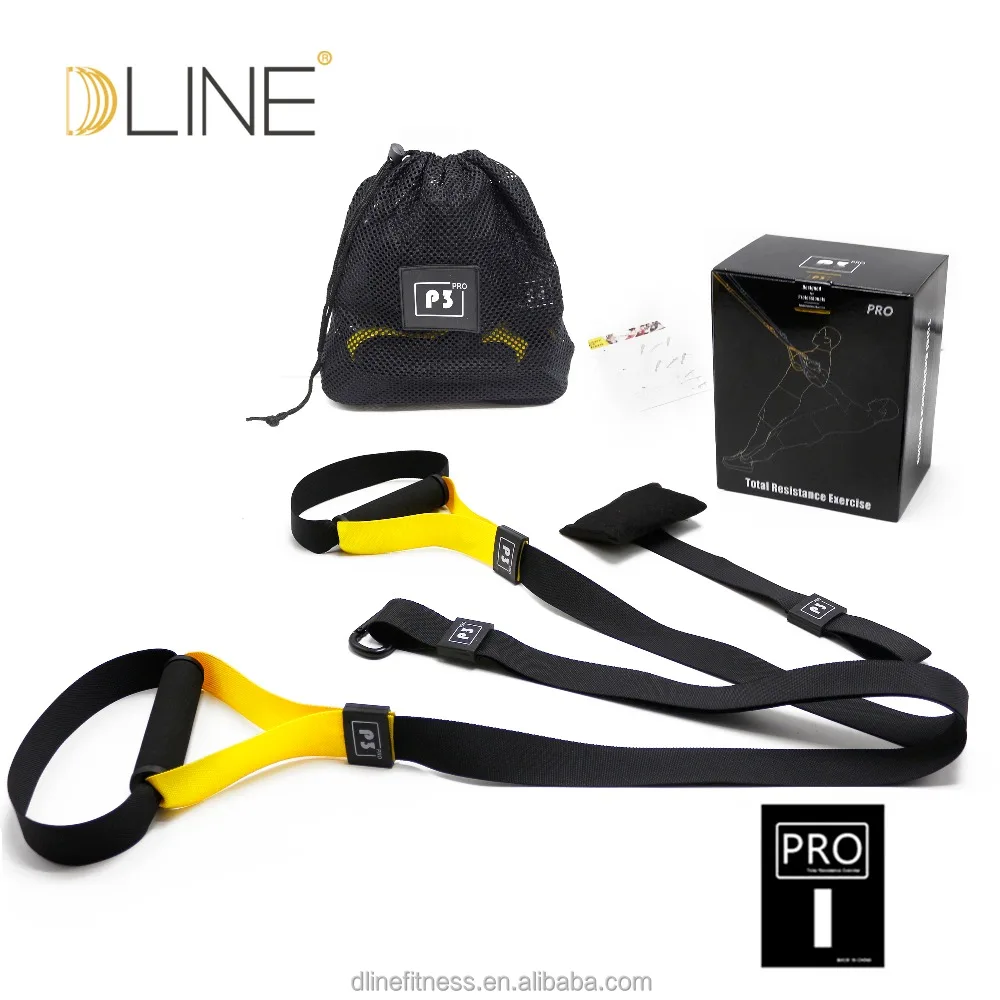 
High Quality Functional Resistance Gym Fitness Suspension Trainer for home 