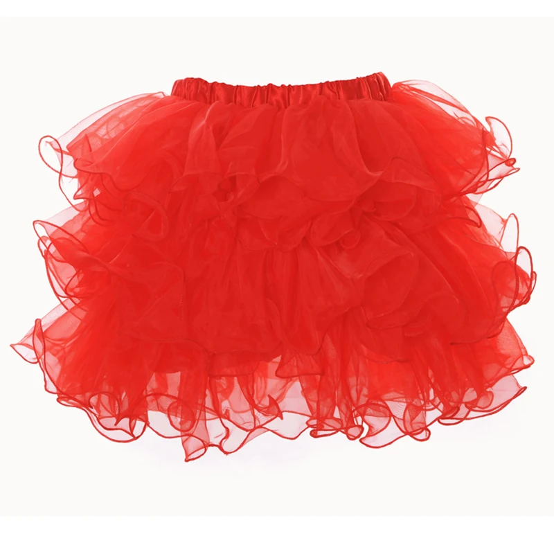 Hot Gothic Layers Ruffles Purple Organza Sexy Adult Tutu Skirt Women Burlesque Petticoats Underdress Underskirt Club Dance Wear