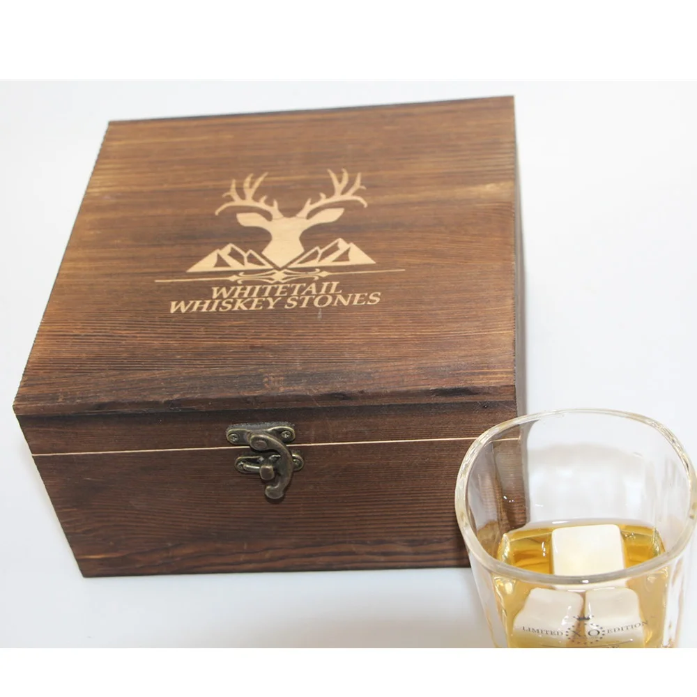 Whiskey Decanter Gift Set Husband Christmas Gifts Crafted Chilling Rocks Stones Bourbon Glasses Slate Table Coasters