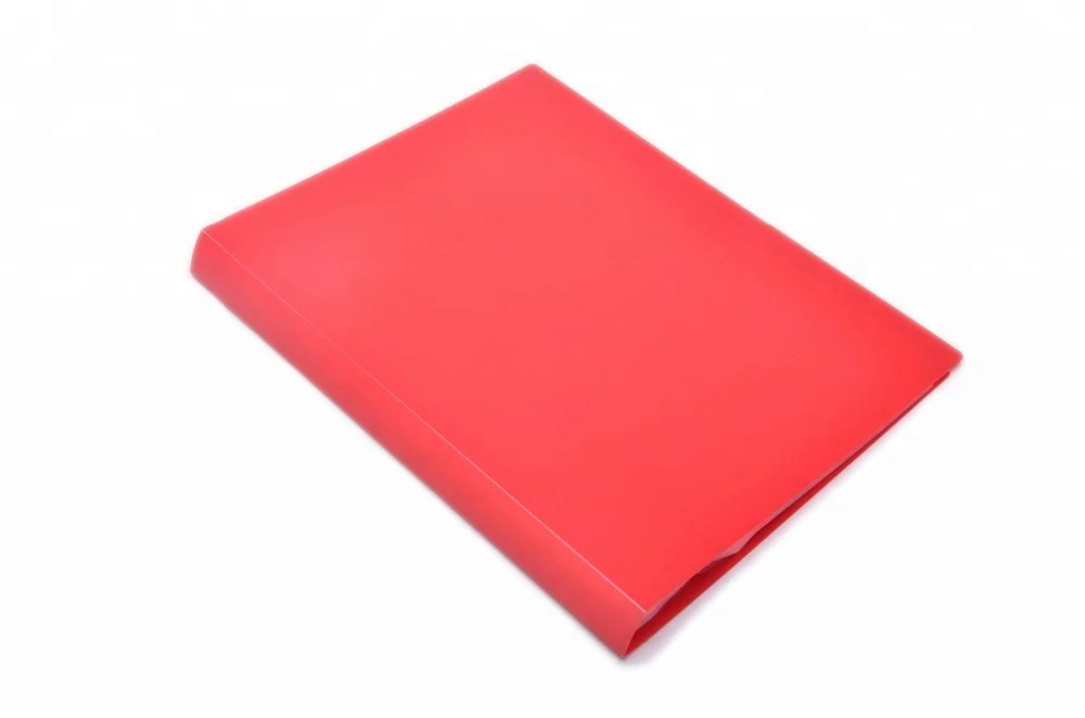 
A3 a4 size expanding hardcover plastic file folder with clear sleeves 
