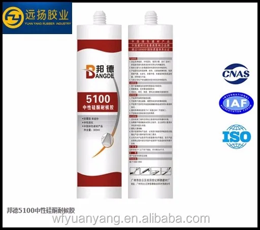 Нейтральный вылечить водонепроницаемый силиконовый герметик окна уплотнения