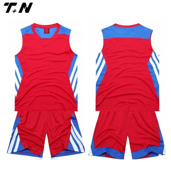 Дизайнерская форма для баскетбола, пустая красная баскетбольная форма