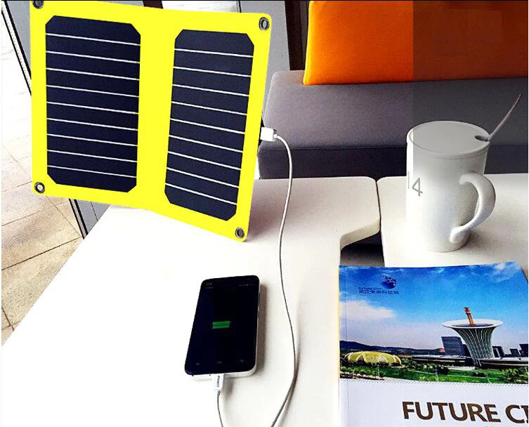  Портативное солнечное зарядное устройство Sunpower монокристаллическая складная солнечная мини-панель для сотового телефона 14 Вт 6 в походов кемпинга