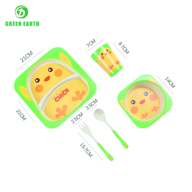divided wholesale dinnerware	bamboo baby bowl light-weight pla tableware