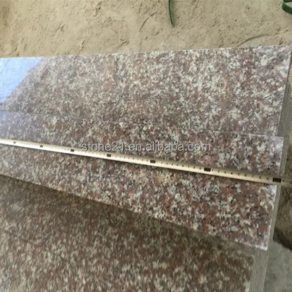 G687 Peach red granite step stones