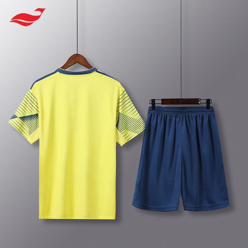 
OEM ODM 100% polyester jersey football Colombia sports soccer jersey 