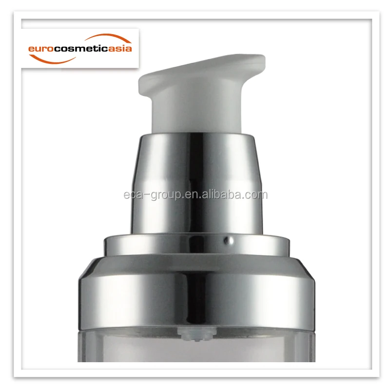 
Stylish cylinder with flat ring collar PETG, SAN, PET airless and lotion bottle 