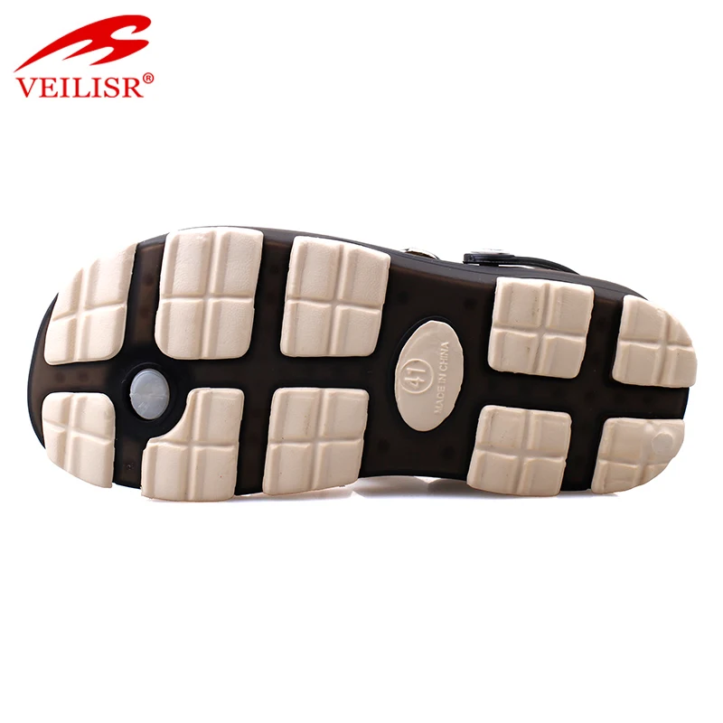 New design thong jelly shoes clear PVC footwear men beach sandals