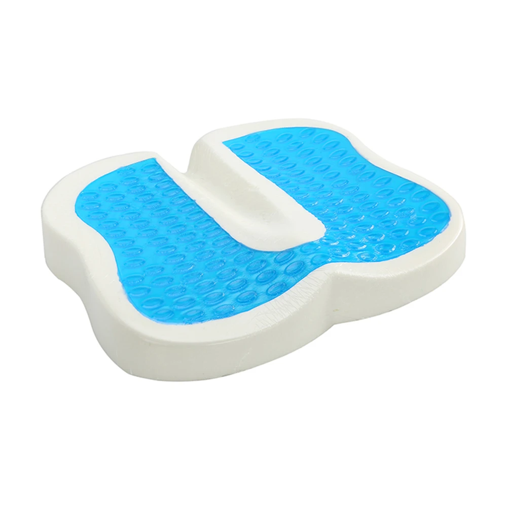Orthopedic Comfort Office Chair Portable Comfy Car Driver Coccyx Cooling Memory Foam Cooling Gel Seat Cushion