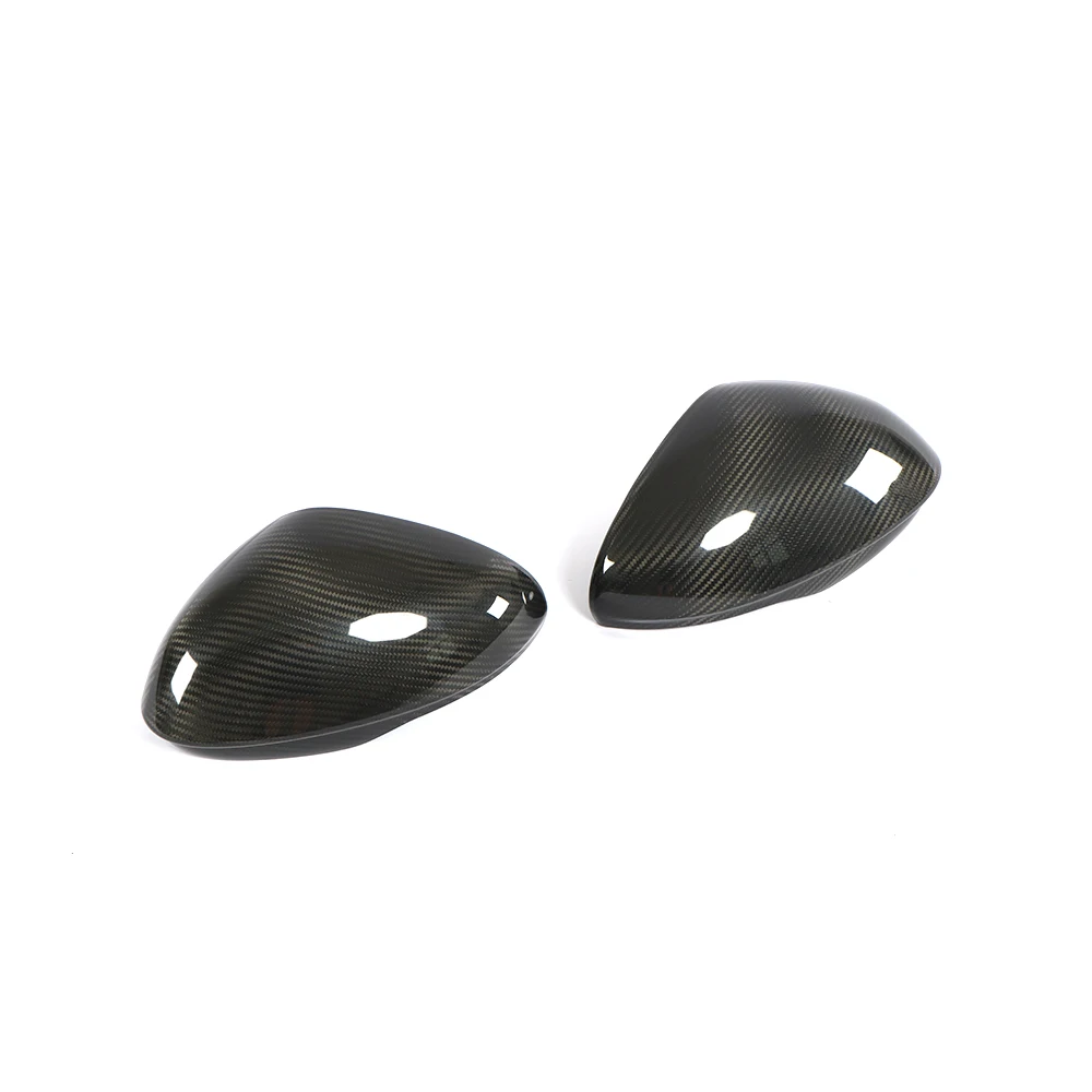 Dry Carbon Fiber Car Side Mirror Caps for Alfa Romeo Giulia Quadrifoglio Sedan 4-Door 2017-2018