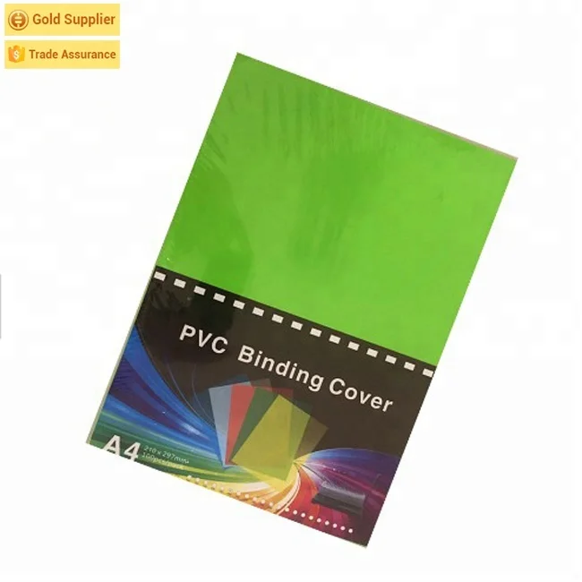 Pvc A4 Book Rigid School Items Child Plastic Cover 800MM for binding covers