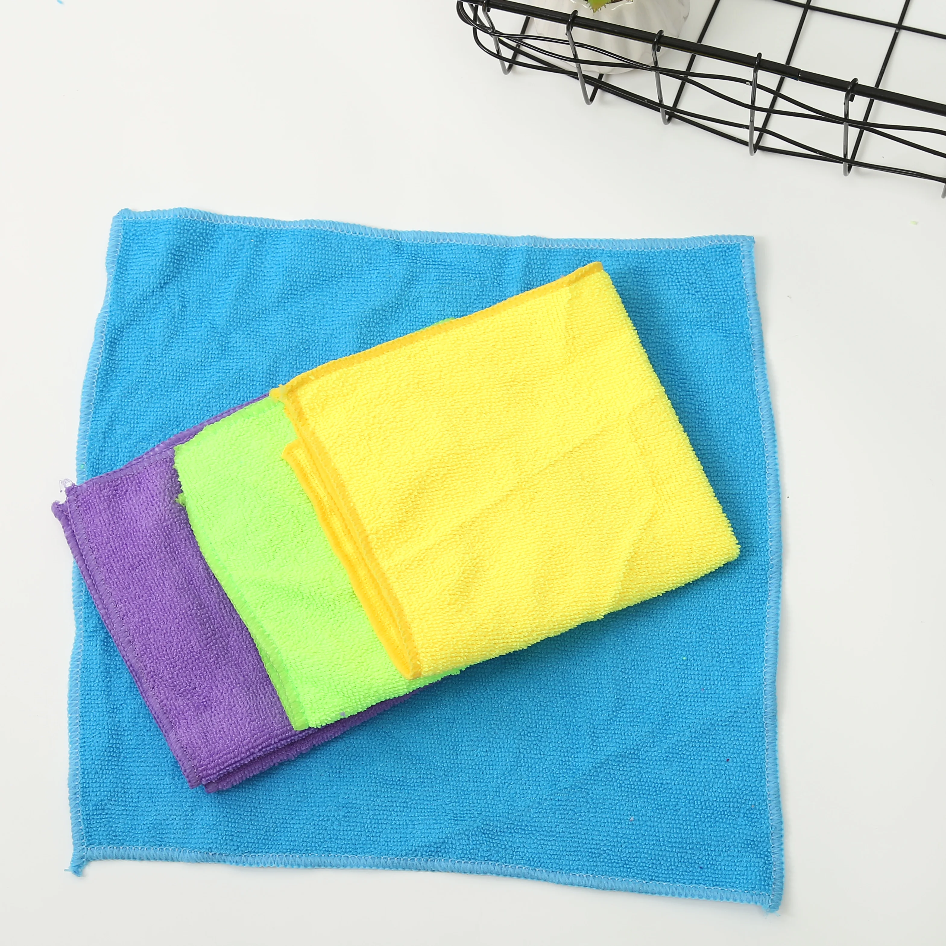 
Industrial Bulk Rags Microfiber Car Cleaning Rag Dust Wiper Kitchen Dish Cloth 