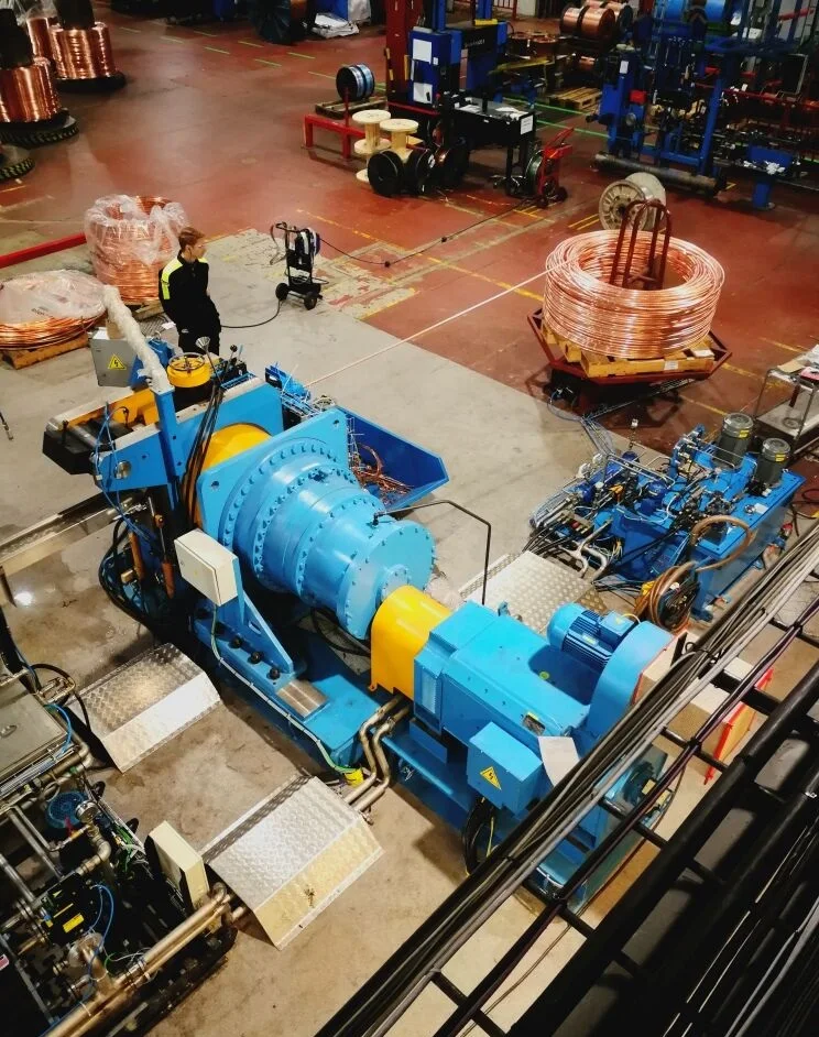 Continuous Copper Aluminum Extrusion Machine