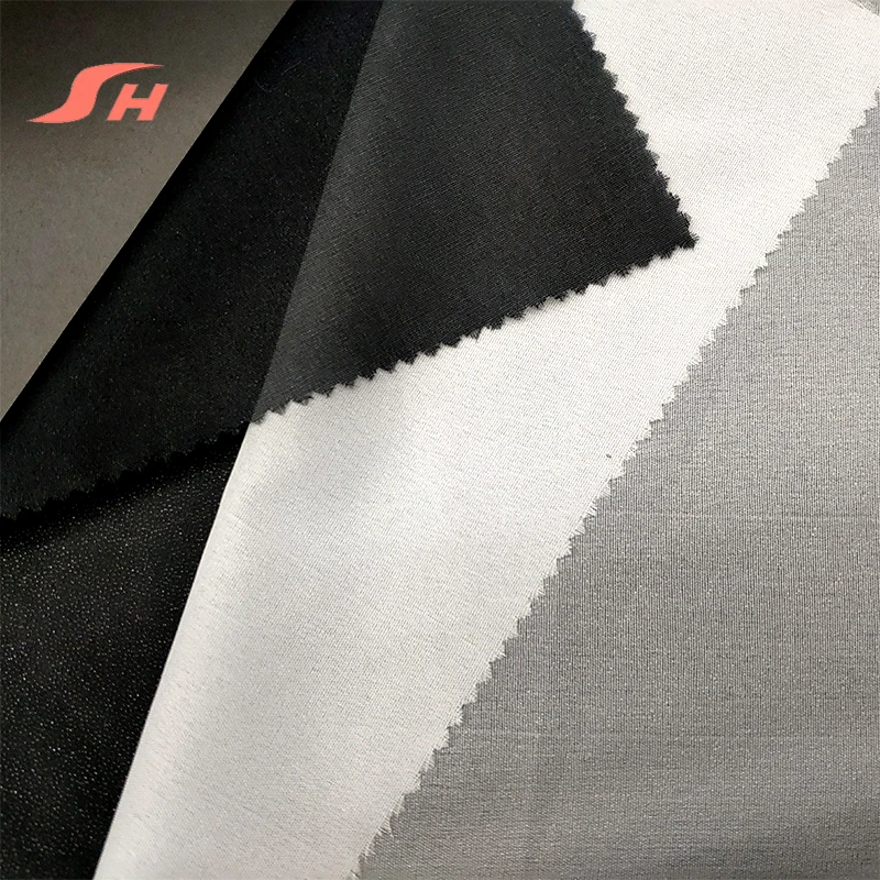 
Factory supply 30gsm double dot garment fusing interlining materials 