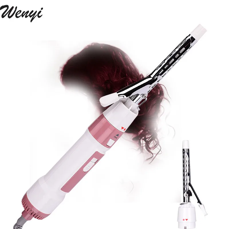1 Set 220-240V Electric Hair Curling Irons 1200W Styler Hair Blow Dryer Machine Brush Comb Straightener Curler Tool Hair Styling