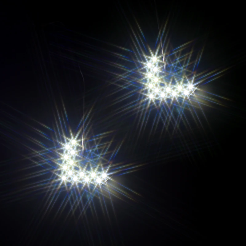 HTAUTO LED Turn Light 3528 Chips 14 SMD LED Side Mirror Flash Arrows Turn Light Mini Car MotorcycleTurn Signal Lights