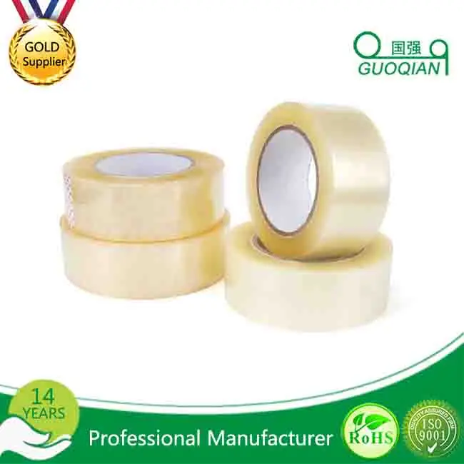 Clear bopp with water based glue heavy duty carton sealing tape