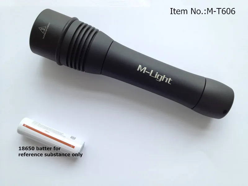 Orange peel 1000 lumen Smooth reflector cree xm-l T6 led diving flashlight