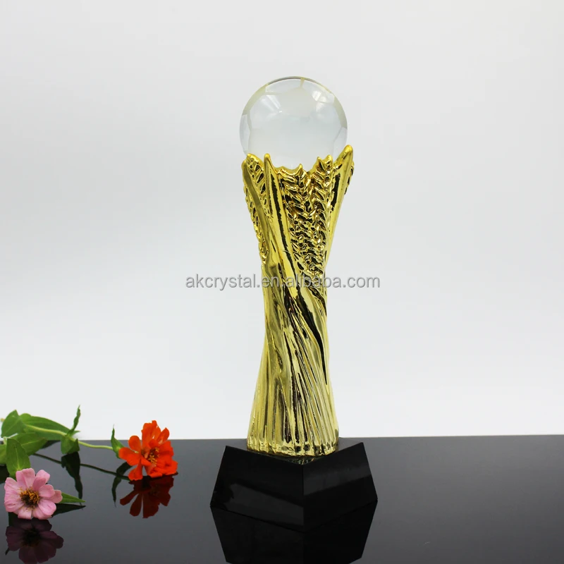 Wholesale Polished Metal Sportsman And K9 Crystal Sports Event Award Trophies Metal Gold Sport Trophy Cup