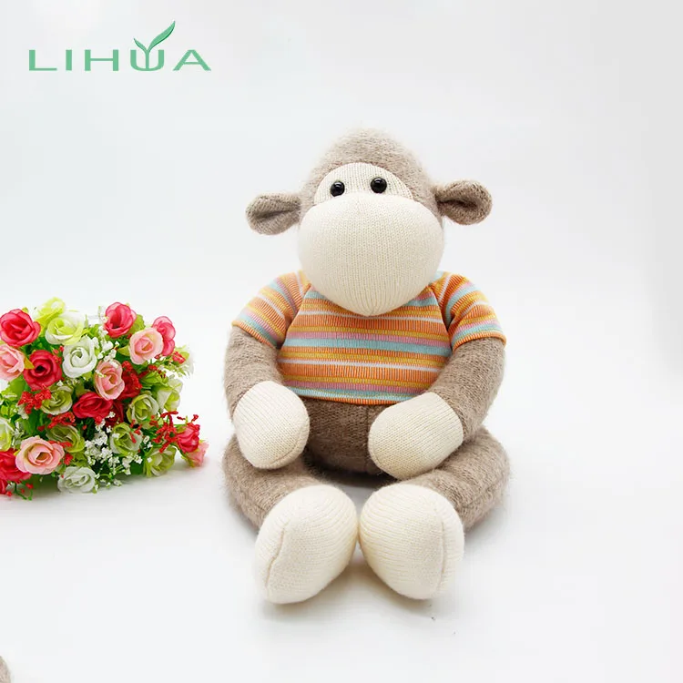 Lovely Long Arms And Legs Big Eyes Monkey Plush Animated Toy