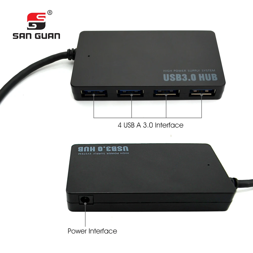 100% full inspection USB type C to 4ports usb 3.0 type A female hub