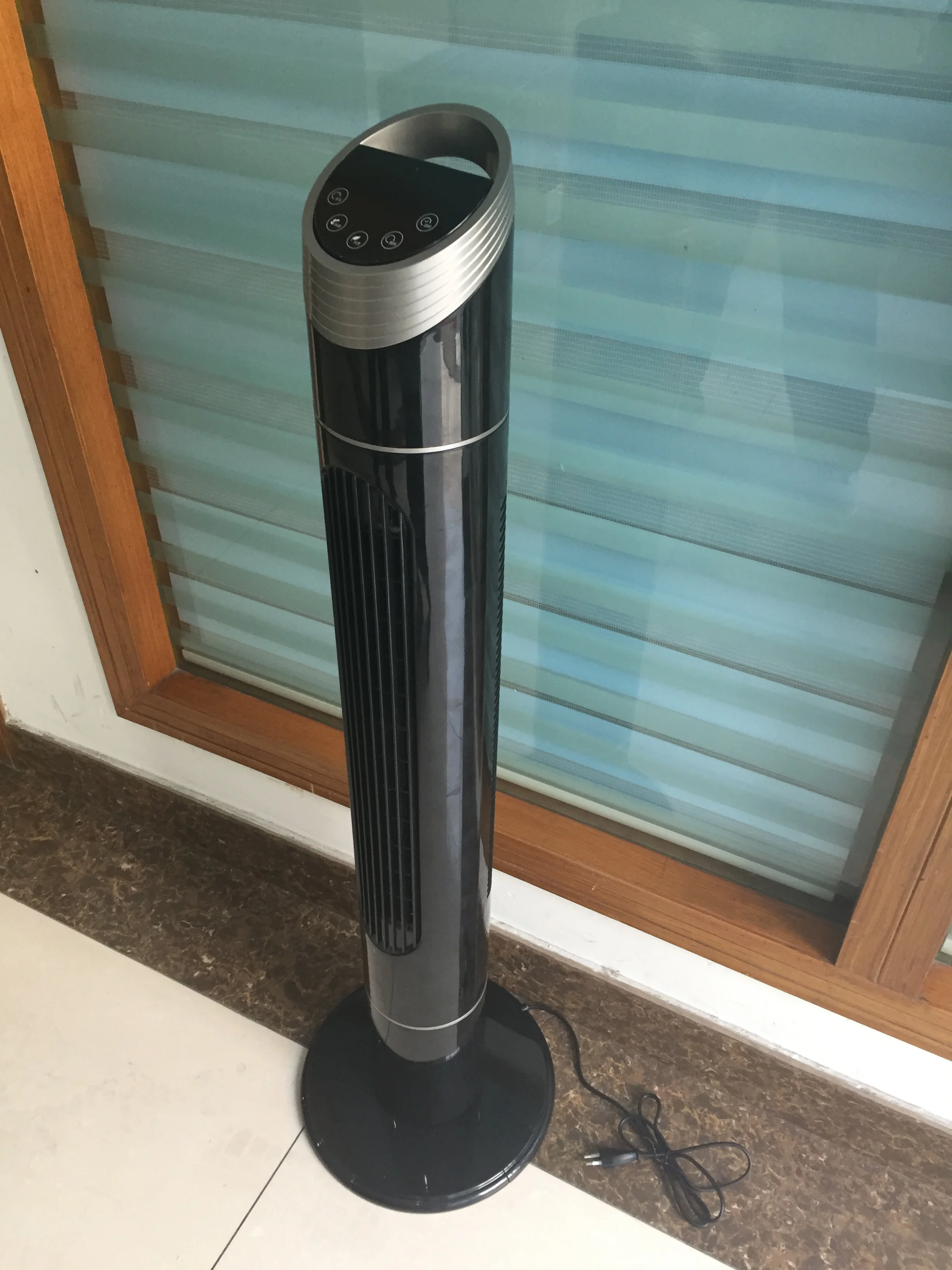 Touch Panel 35 Inch 43 Inch Cooling Tower Fan with LCD Display and Remote