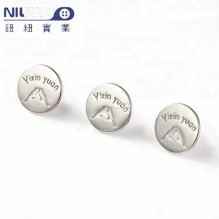 Дешевые цены пользовательские кнопки крышка Жан кнопку