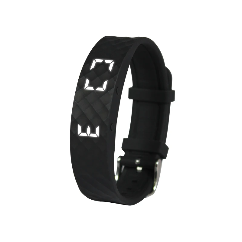 Silicone LED alarm clock wrist watch colorful digital sports smart watch