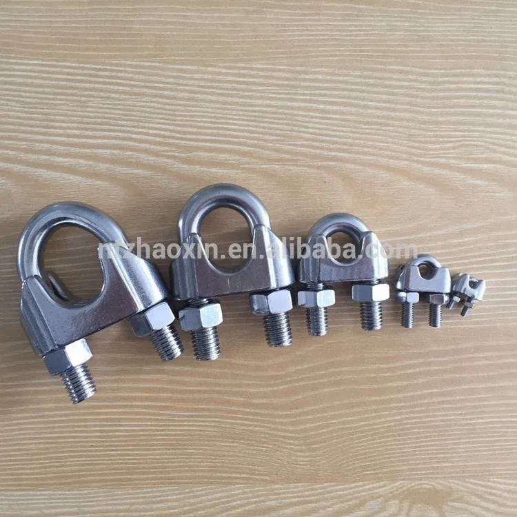 
U-bolt Wire Rope Grip/ Stainless steel wire rope clip 