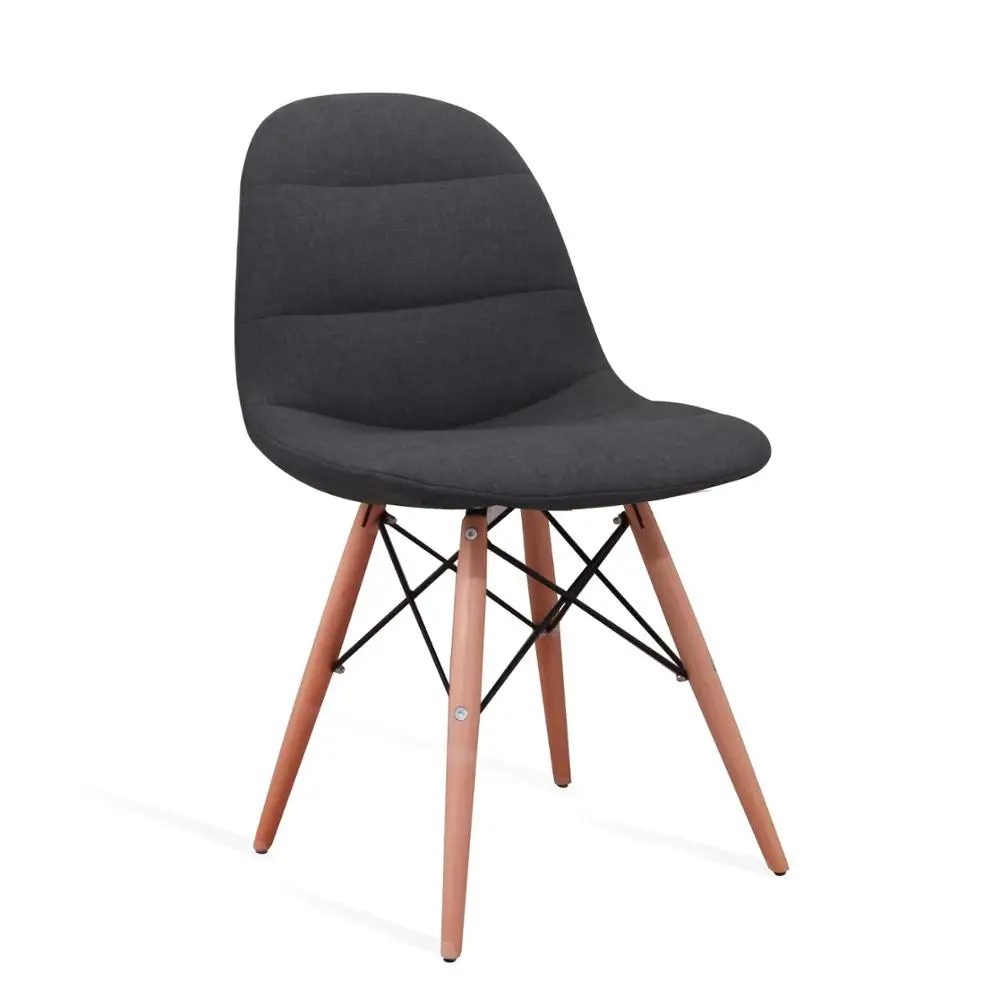 PU and wood simple dining chair  living room chair
