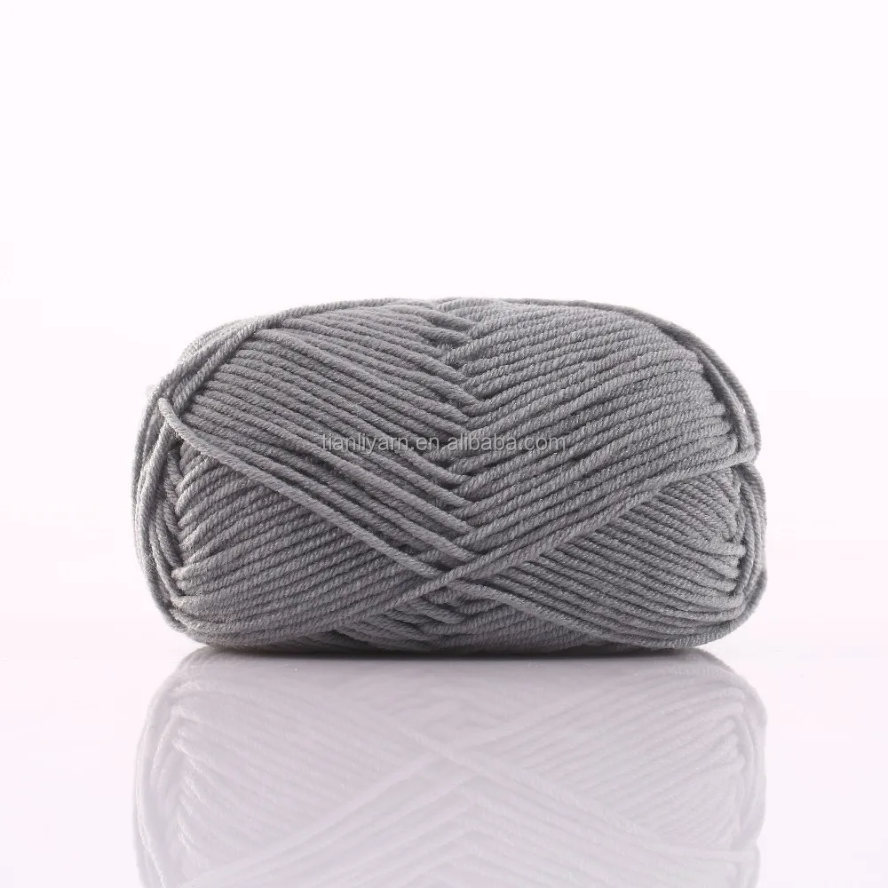 Cotton and Acrylic Hand Knitting Yarn madame tricote paris yarn